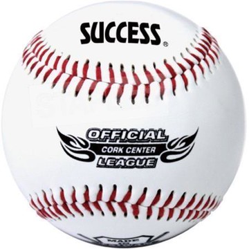 成功SUCCESS 軟木硬式縫線棒球S4101/直徑7.2cm