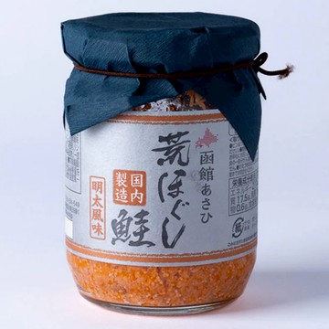 GOSHOKU朝日函館 明太子風味鮭魚鬆100g/罐日本北海道製造鱈魚卵鮭魚鬆拌飯醬下飯神器入菜鮭魚鬆拌飯醬萬用醬飯糰醬