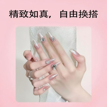 【送贈品】植物膠美甲膠水貼甲片持久美甲免烤燈甲片速幹組合裝強力膠水專用