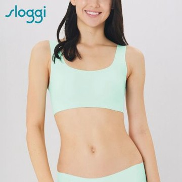 sloggi-ZERO FEEL 2.0升級版零感系列高圓小V領背心式內衣 薄荷綠