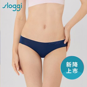 sloggi-GO COOL清爽系列低腰小褲 海軍藍