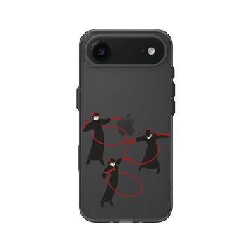 iPhone Air Clear (相機按鈕) 酷墨灰 - Konatsu Tani 谷小夏 - 圓舞紅影