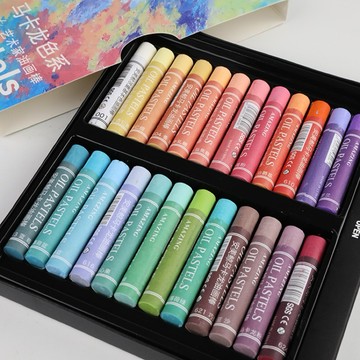 【領卷免運】油畫棒 24+1色油畫 重彩油畫筆 油畫筆 畫筆 油畫 油彩筆 奶油蠟筆 馬卡龍油畫棒 軟性畫筆繪圖立體蠟筆