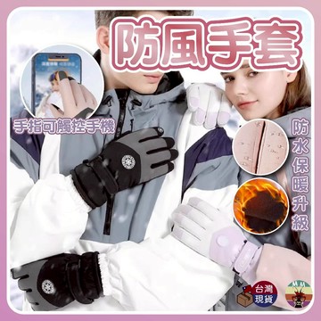 【台灣現貨 隔日配】防風手套 手套 機車手套 保暖手套 防寒手套 滑雪手套 騎車手套 冬天手套 觸控手套 機車防水手套