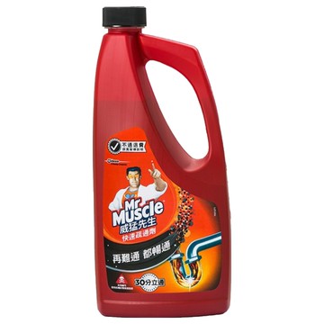 威猛先生快速疏通劑 30分鐘暢通 有效除菌 適用於馬桶及各種水管阻塞  960ml  1瓶