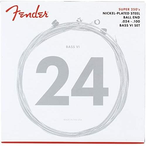 フェンダーエレキギター弦 Super 250 Guitar Strings, Nickel Plated Steel, Ball End, 250M