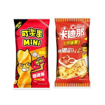 【粿女兒商行】🔥現貨 可樂果 MiNi濃蒜口味 卡迪那 小德薯濃厚茄汁口味 餅乾 零食