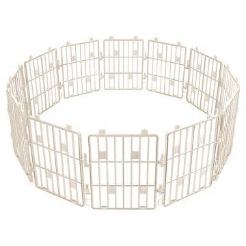 Purmi 魔法圍欄 12片分離式圍欄  1個  米色  35 x 37cm