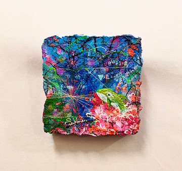 螢光小鯨・餅乾岩系列-裸畫