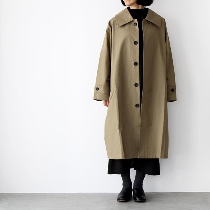 □オネット Honnete *ベルベットショールカラーガウンコート
