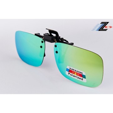 【視鼎Z-POLS領先科技↑全新上市】 夾式可掀抗UV400頂級電鍍Polarized偏光太陽眼鏡！(三色可選)