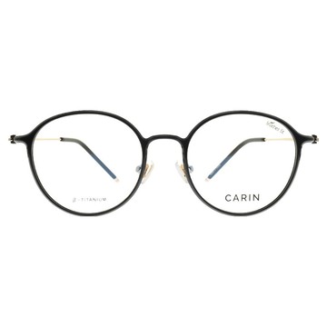 CARIN 四色 小熊軟糖系列 圓框光學眼鏡 AIR R C1 CF2A08  145mm  黑色