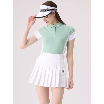 樂為高爾夫女裝短袖冰感速干女士T恤球衣韓版顯瘦golf衣服短裙褲