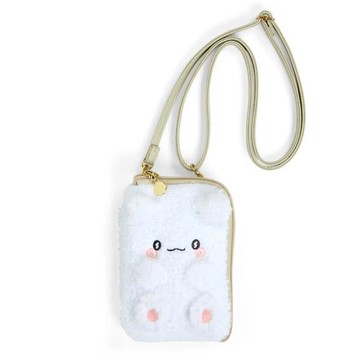 小禮堂 Sanrio 三麗鷗 花丸 絨毛造型手機包 (我的小幽靈)