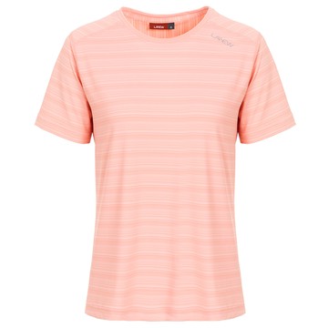 沁涼彈力條紋T-shirt-雲霞粉(女265114850)