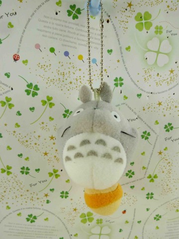 【震撼精品百貨】となりのトトロTotoro_絨毛鎖圈-陀螺灰(鬍鬚)