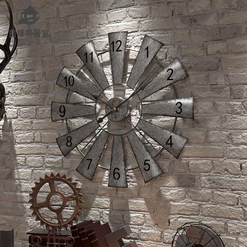 特價出 掛鐘 時鐘 鐘錶 電子鐘 鐵藝工業風掛鐘復古做舊齒輪創意鐘表酒吧餐廳墻面裝飾品掛飾壁鐘 廠家現貨5y8