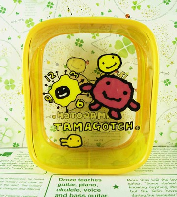 【震撼精品百貨】寵物機 化妝包-黃 震撼日式精品百貨