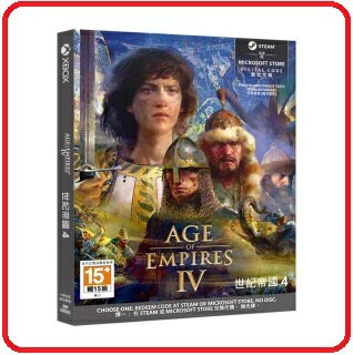 ★迎暑假專案特惠快速出貨★ Microsoft 微軟 世紀帝國4 繁體中文_實體版 無光碟