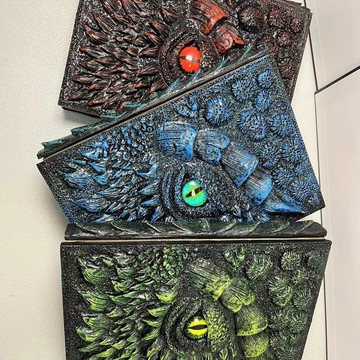 新品龍之書ins 惡魔魅力之眼 工藝品手帳本學生個性潮流記事本