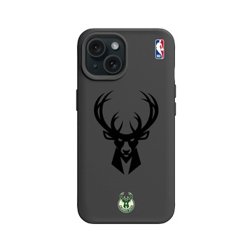 iPhone 15 SolidX 黑 - NBA - B&W-密爾瓦基公鹿 Milwaukee Bucks B&W