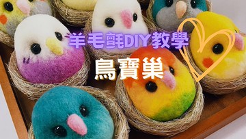 鸚鵡 公仔 羊毛氈 材料包 適合新手 附影片教學