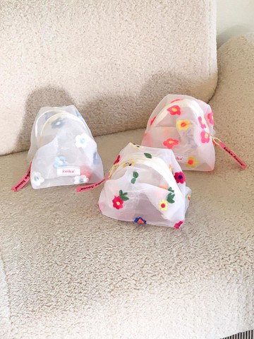 Flower Pouch Clutch Bag [3colors]