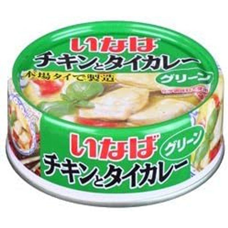 いなば チキンとタイカレー グリーン 125g×6缶