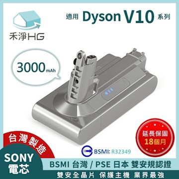 【禾淨家用HG】Dyson戴森 適用V10/SV12.SV13.SV27  DC10300 副廠吸塵器配件 鋰電池