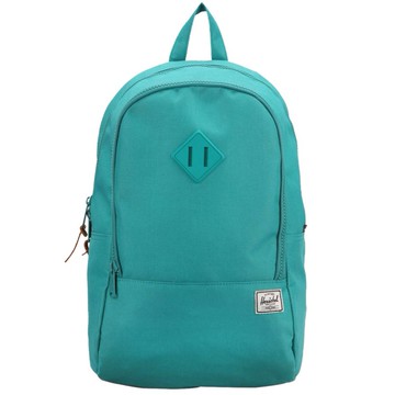 領卷打8折 Herschel Nelson 藍綠 橡膠 雙層 塑膠拉鏈 帆布 筆電 機能 實用 後背包 現貨 出清