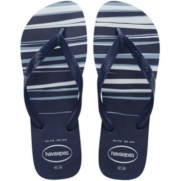 havaianas 哈瓦士 巴西人字拖 男款 Top basic 條紋藍白 涼鞋 拖鞋 夾腳拖 海灘鞋【南風百貨】