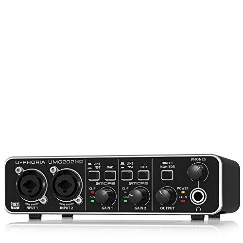 BEHRINGER U-PHORIA 2-Channel UMC202HD