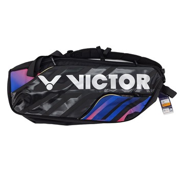 VICTOR 勝利體育 拍包背包 6支裝拍包 BR9213CJ  76 x 28 x 30cm  黑/自由紫  1個
