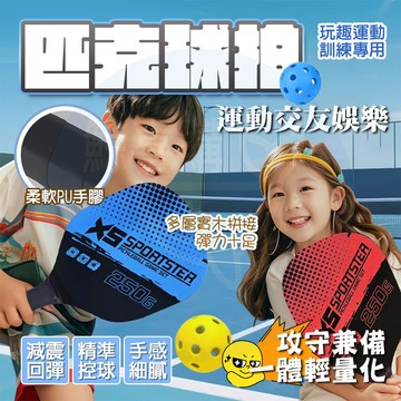 隔日🚚 匹克球拍 匹克球拍組 4匹克球 匹克球拍套 室外球 匹克球球拍 球+2拍 贈收納袋 Pickleball 皮克球