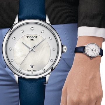 TISSOT 天梭 官方授權 Odaci-T系列 優雅時尚腕錶 女錶 聖誕節 禮物-T1332101611600