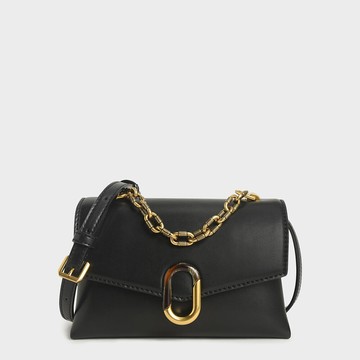 金屬圓扣鍊條包