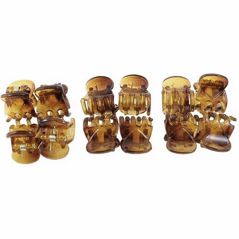 Uxcell ヘアピン ミニ 髪留め フランスクリップ ヘアククローリップ 少女 女性用 コーヒー色 プラスチック 12個入り 通販 Lineポイント最大0 5 Get Lineショッピング