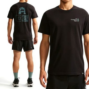 Nike As M Acg Df Tee Std Trail Nrg 短袖 男款 黑色 印花 T恤 IH4417-010