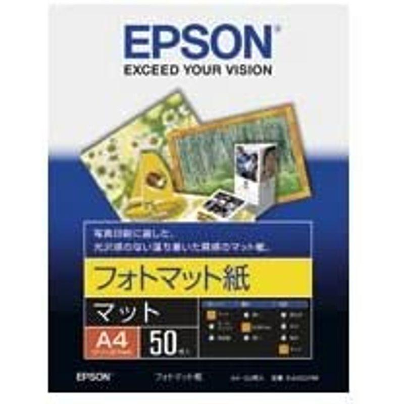 （業務用4セット）エプソン EPSON フォトマット紙 KA450PM A4 50枚 ×4セット