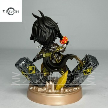 元氣招財  原神模型 火神鍾離 Q版 可愛 遊戲週邊人物 擺件 盒裝 禮物