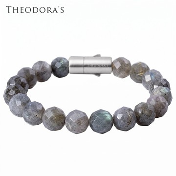 【THEODORA'S】星河｜拉長石礦石手鍊 男款【希奧朵拉】拉長石手鍊 天然礦石 能量 男生手鍊 能量手練