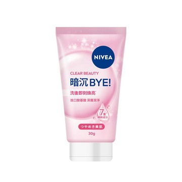 【NIVEA 妮維雅】［暗沉Bye］胺基酸泡泡洗面乳 30g