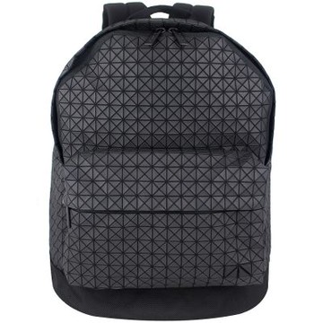ISSEY MIYAKE 三宅一生 BAOBAO 黑色壓印方格後背包