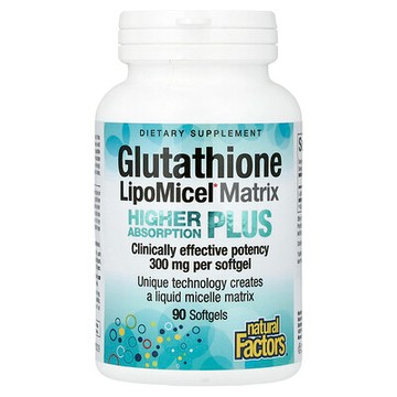 Natural Factors, 穀胱甘肽 LipoMicel Matrix，300 毫克，90 粒軟膠囊