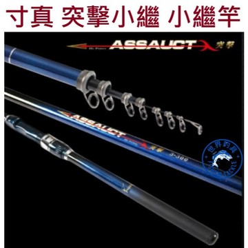 【世界釣具】免運🔥寸真 突擊小繼 小繼竿  斜角防纏導環 適用：水庫 海釣場 淺場 防波堤 港口 野生池
