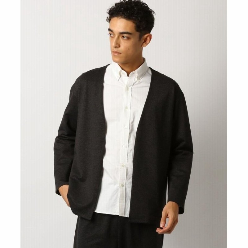 ザ ショップ ティーケー リラックスデニムライクカーディガン メンズ ブラック 02 M The Shop Tk 通販 Lineポイント最大get Lineショッピング