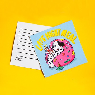 深夜餐點迷你卡