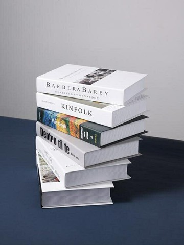 仿真書北歐現代簡約仿真書擺件假書房間書櫃桌面家居裝飾品拍攝道具擺設【備貨迎好年】