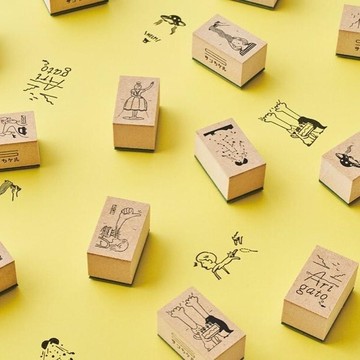 ［SUMI選物］日本 SANBY x Sankakeru NICOMA STAMP木頭印章 手帳 文具女子博