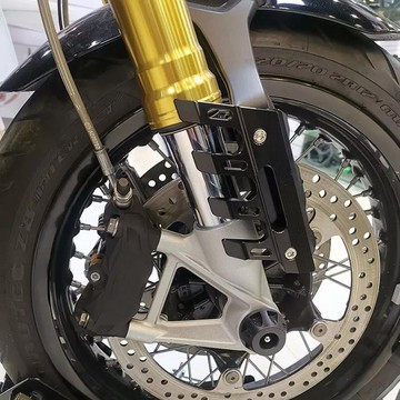 適用於 KYMCO AK550 XCITING 250300400500 摩托車 CNC 鋁泥板側面保護塊前擋泥板